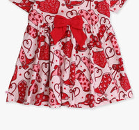 Rufflebutts - Short Sleeve Knit Twirl Dress