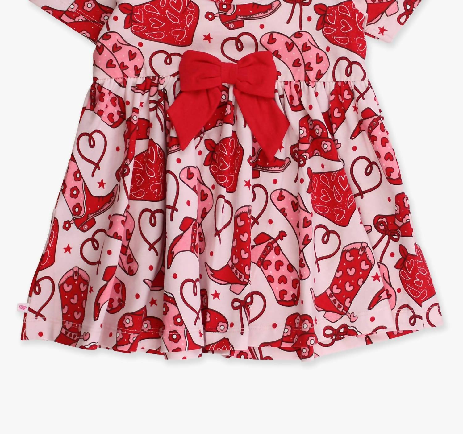 Rufflebutts - Short Sleeve Knit Twirl Dress