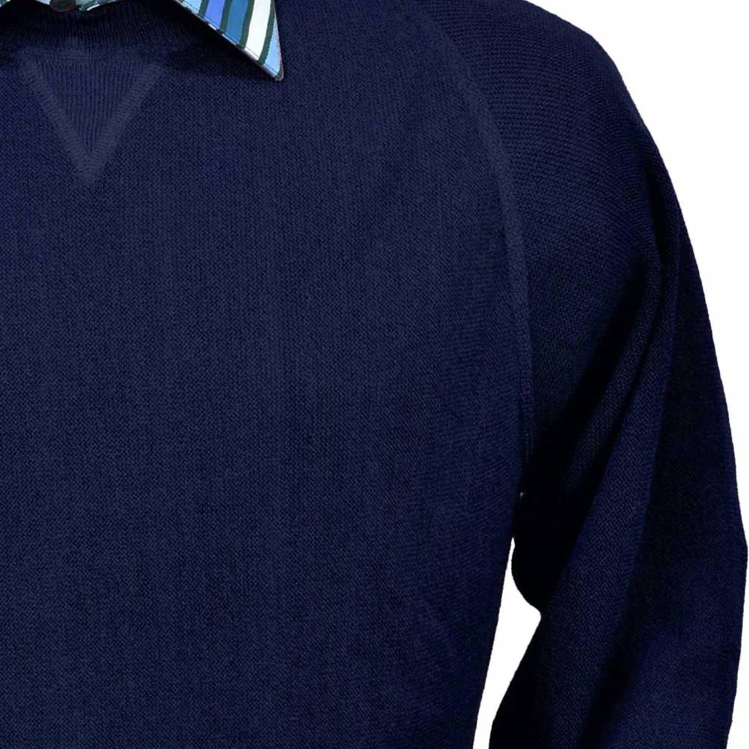 Peru Unlimited Corp. - Men's Baby Alpaca 'links Stitch' Sweatshirt-style Crew Neck Sweater