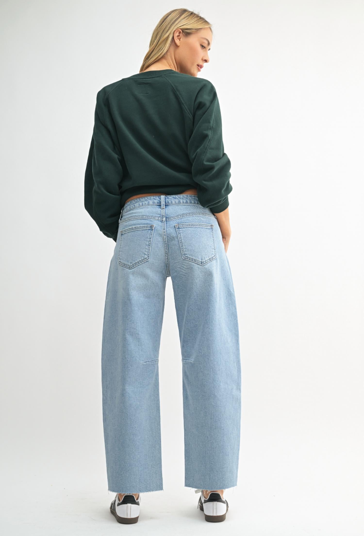 Just Black Denim - Barrel Jean
