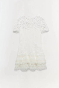 Simkhai - Signature Paislee Lace Cocktail Mini Dress