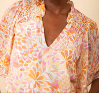 Hale Bob - Diana Smocked Top