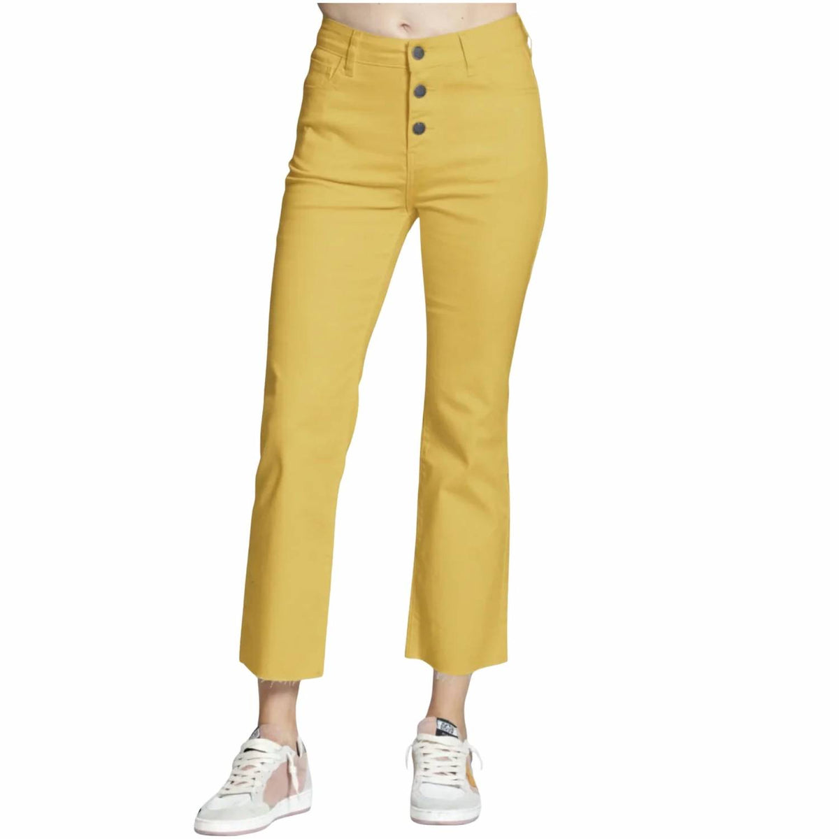 Apny - Women's Cropped Straight Leg Jean