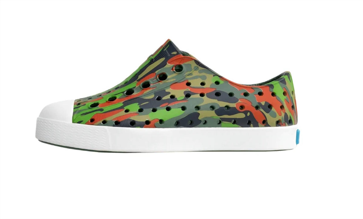 Native - Big Kid's Jefferson Print Camo Sneakers