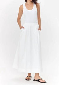 Greylin - Poplin Midi Skirt