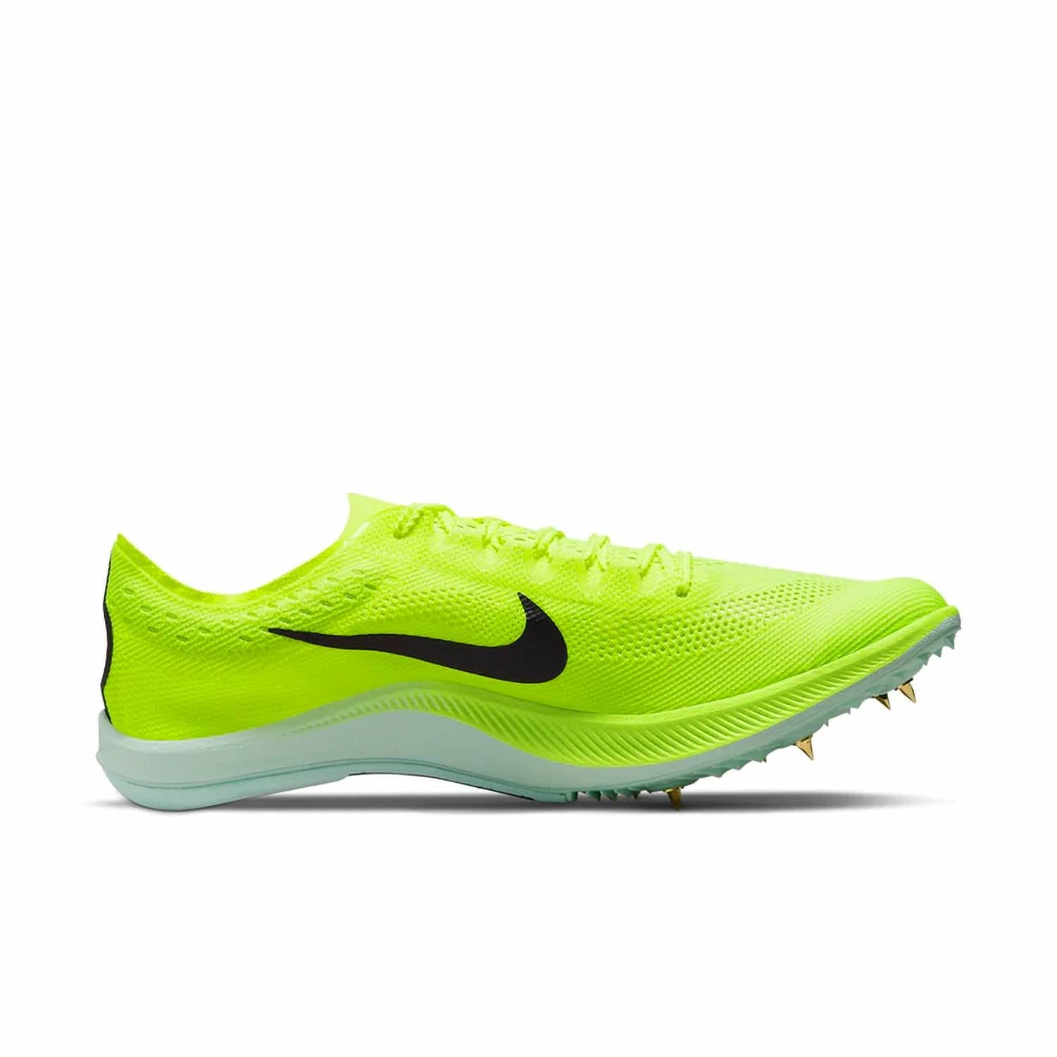 NIKE Men's Zoomx Dragonfly Athletics Distance Spike Shoes in volt cave purple mint foam - men's shoe - alternate view