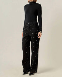 English Factory - Rhinestone Heart Jeans