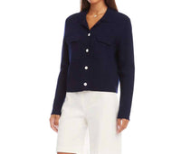 Karen Kane - Collared Sweater Jacket