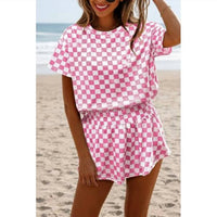 Aapparella - Checkered Skort Set