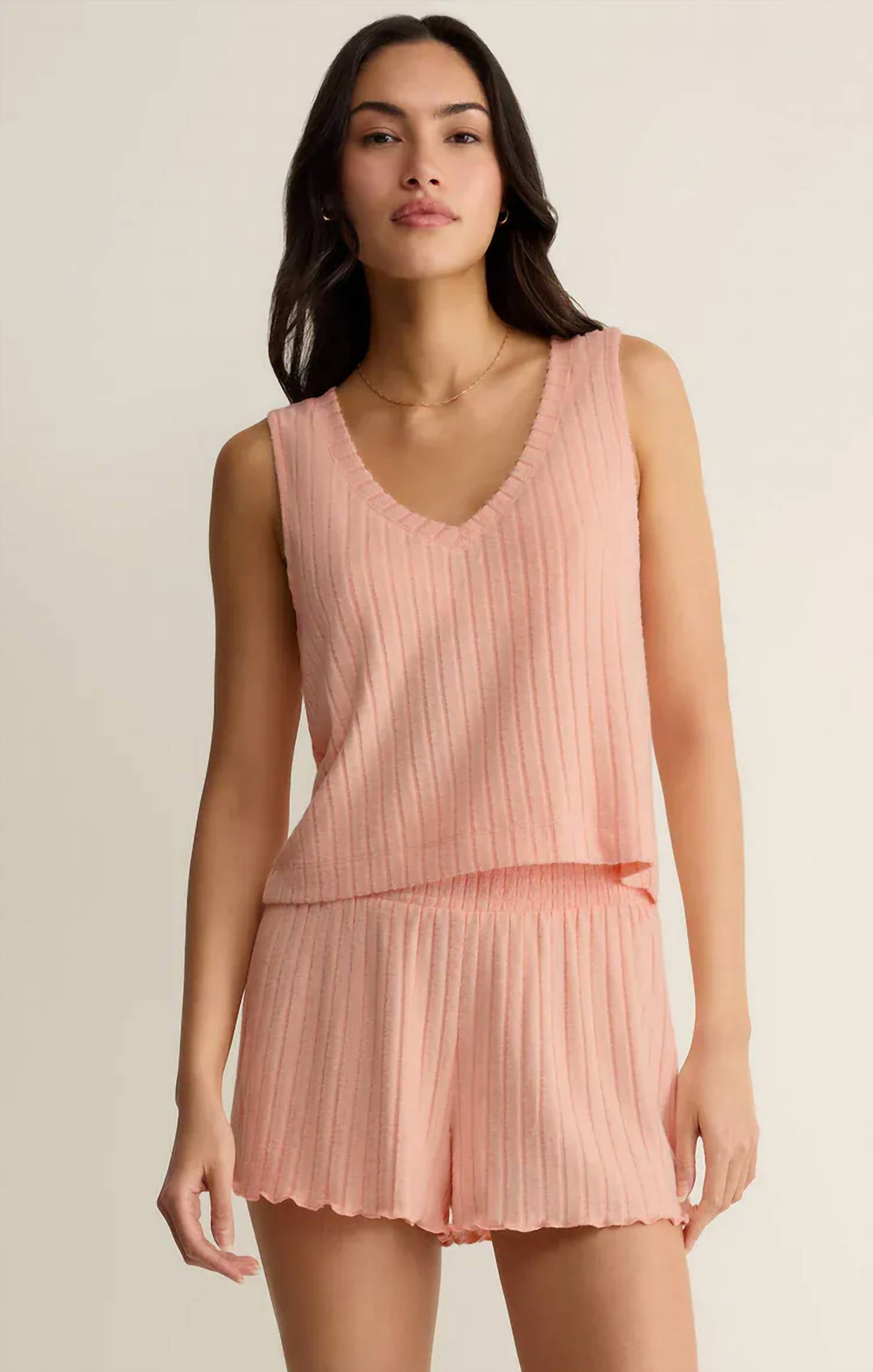 Z Supply - Sloane V-neck Rib Tank