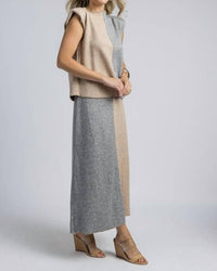 See And Be Seen - Color Block Skirt Set