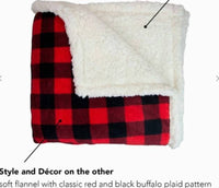 Rustic Home Collection - Buffalo Plaid Throw Blanket