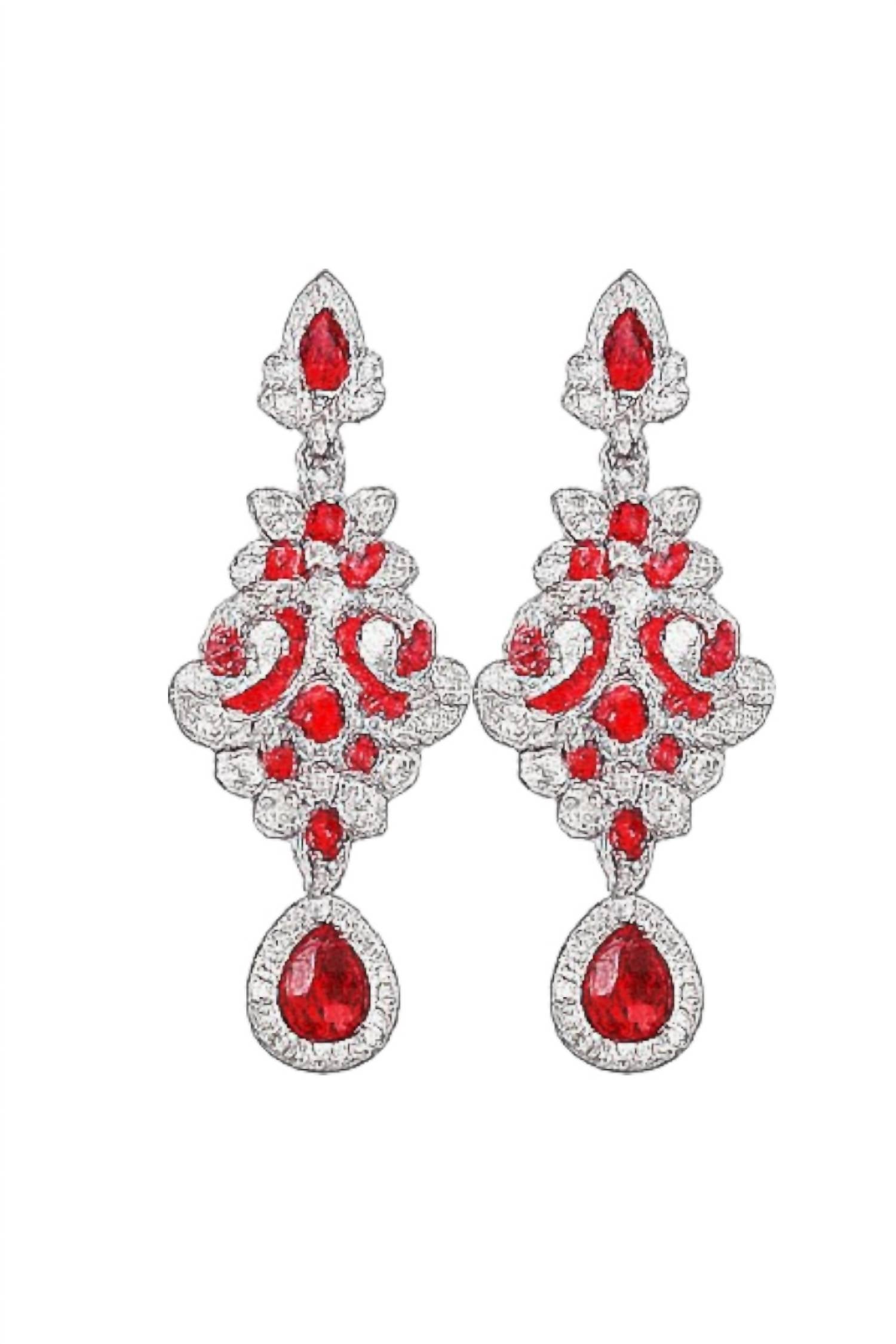 Donna Vinci - Women's J108 Necklace And Earrings Jewelry Set