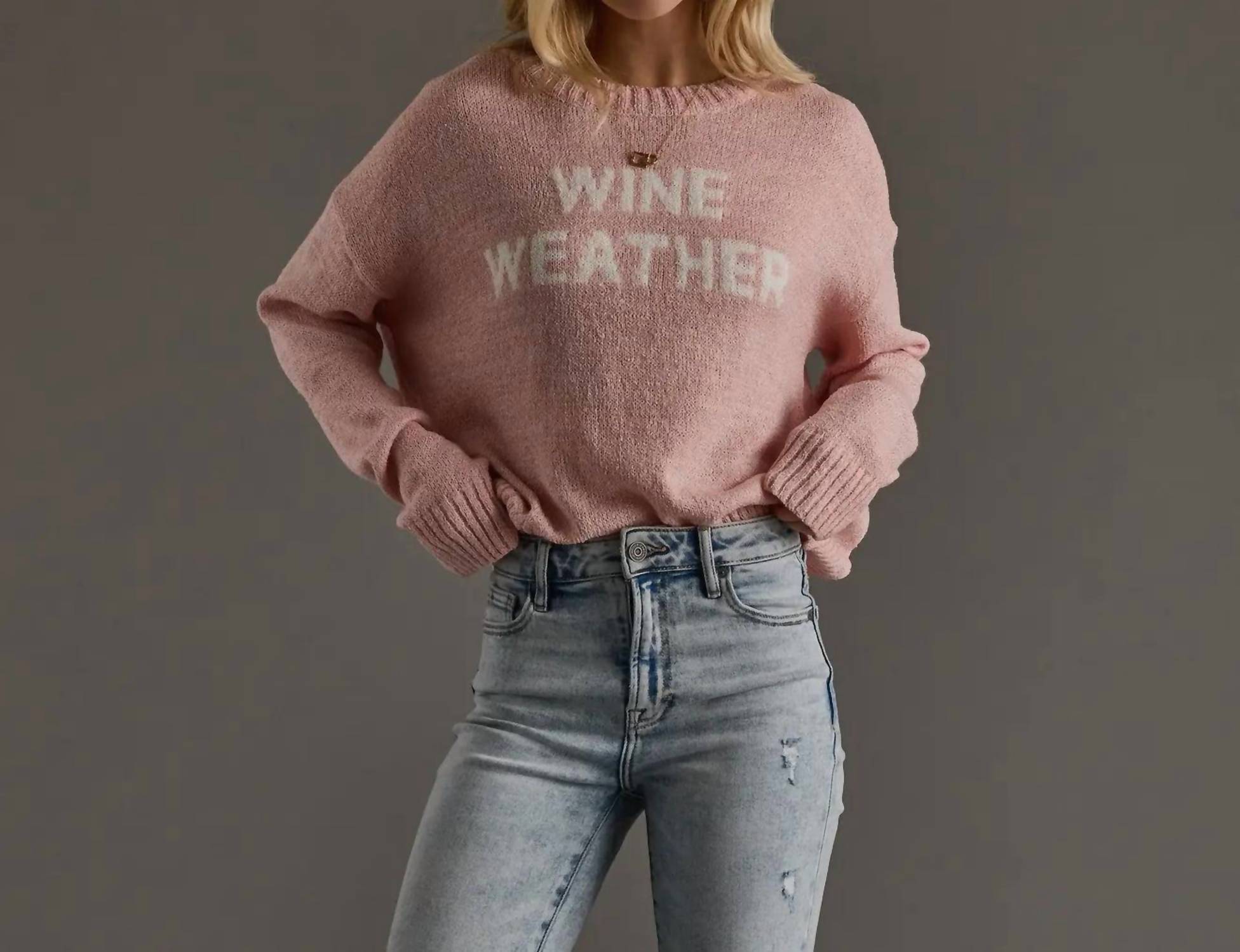 Panache Apparel - Lightweight Wine Weather Sweater