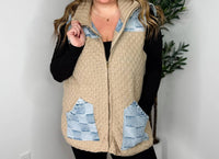 Bibi - Watch Out Knit Hooded Vest
