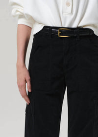 Citizens of Humanity Marcelle Cargo Corduroy Pants in charcoal 1 - women's pants - view 5