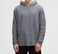 Lululemon - Men's Cotton Blend Waffle Knit Hoodie