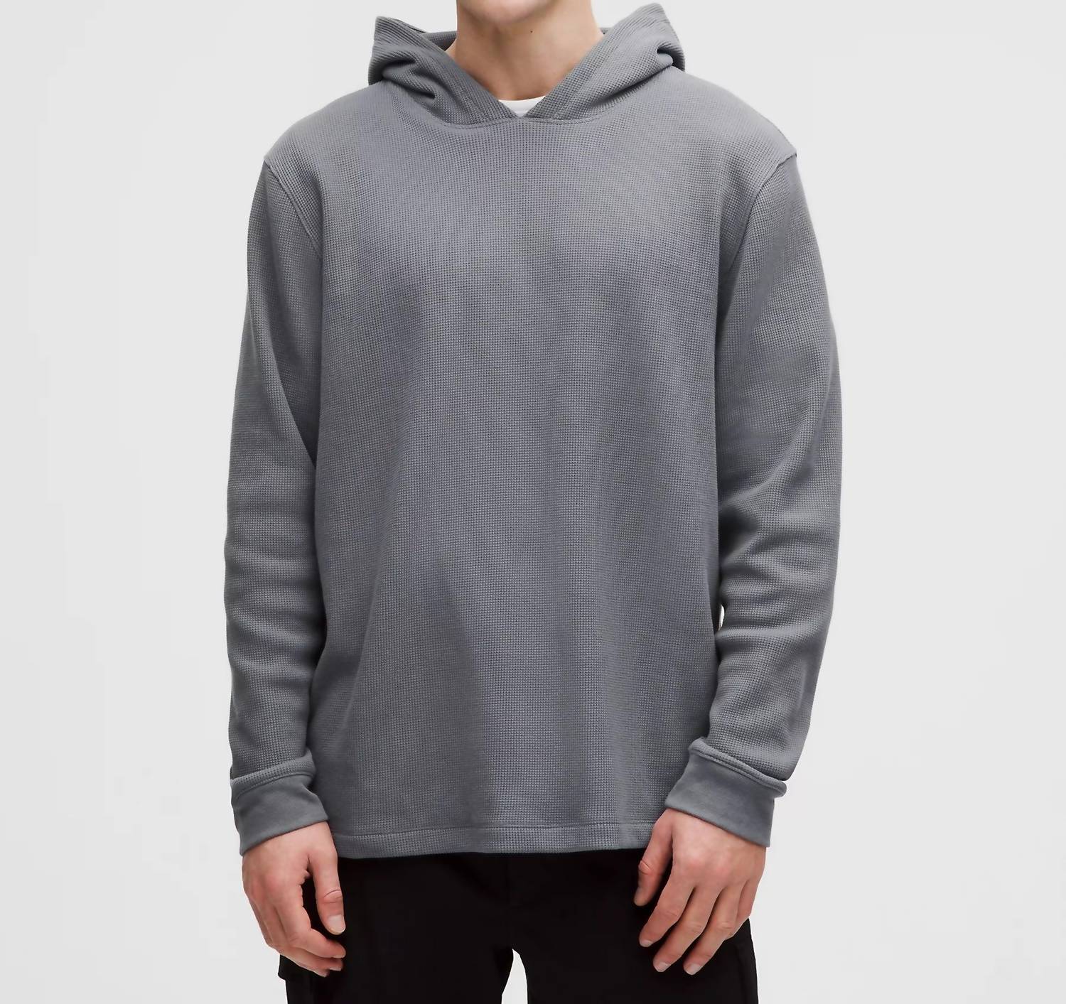 Lululemon - Men's Cotton Blend Waffle Knit Hoodie