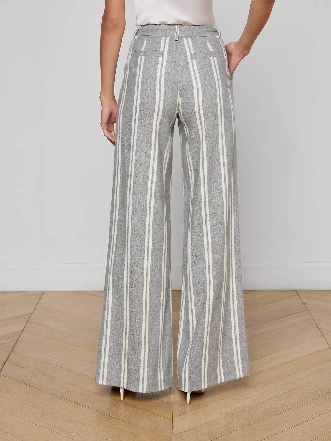 L'Agence - Allanah Pinstriped Trouser