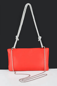 H&D Accessories - Women's Justine Purse Studded Strap Clutch