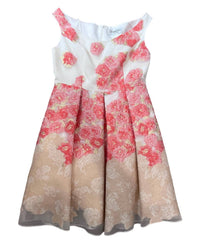 Women's Flower Embroidered Print Dress