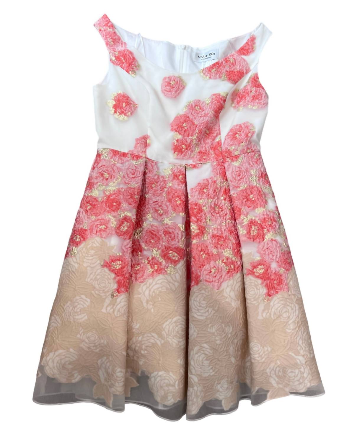 Women's Flower Embroidered Print Dress