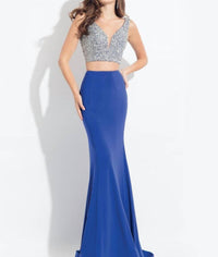 Rachel Allan - Two-piece Jersey Prom Dress