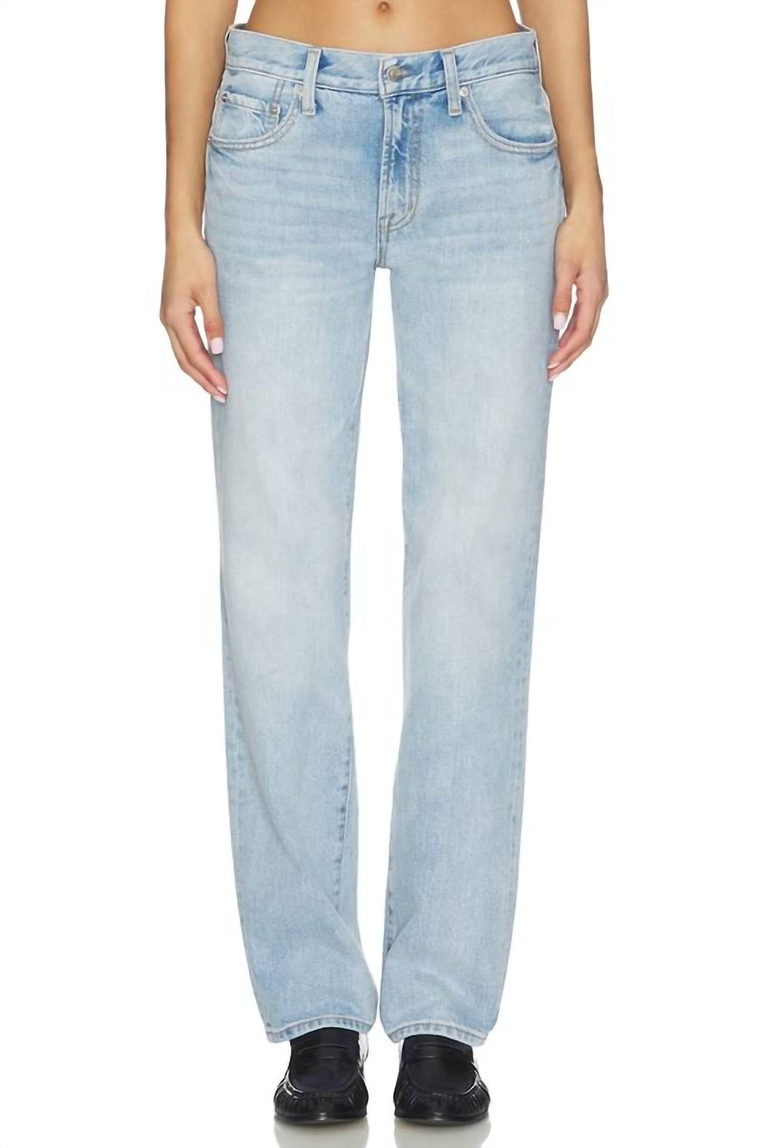 Pistola - Issa Mid Rise Relaxed Straight Jeans