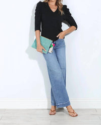 Hidden - Women's Nori Front Pocket Stretch Wide Leg Pants