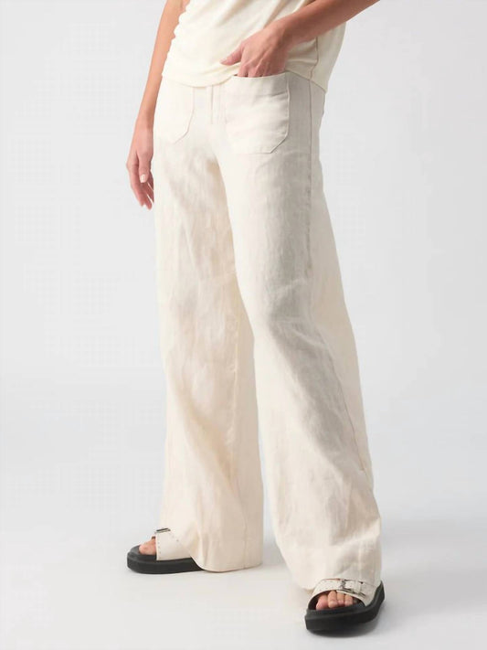 Sanctuary - The Linen Marine Wide Leg Pant