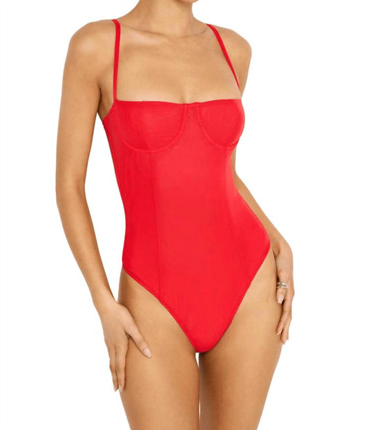 Good American - Mesh Bustier Bodysuit