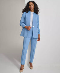 Calvin Klein - Stretch Scuba Crepe Stand-collar Single-button Blazer