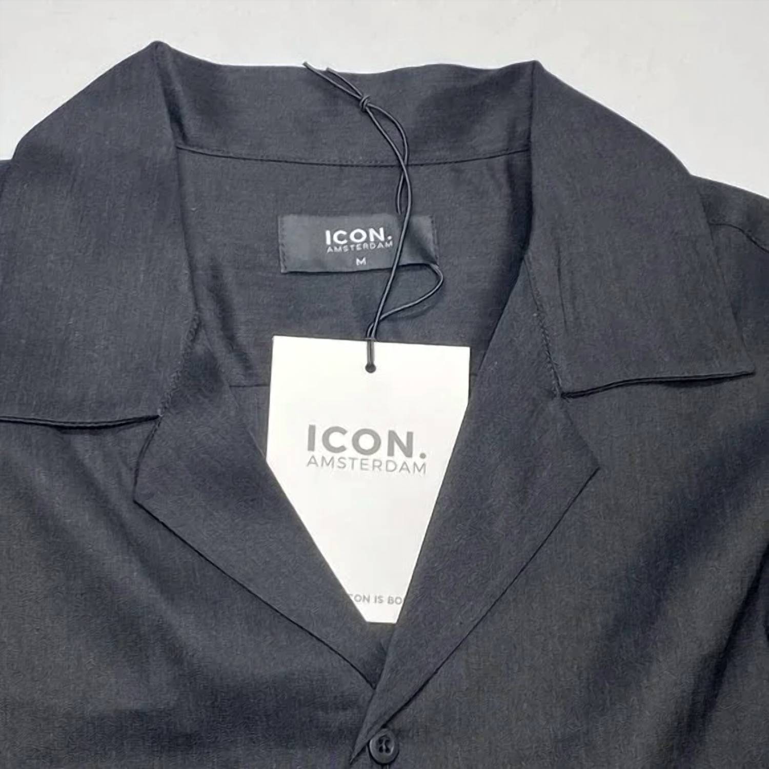 Icon Amsterdam - Men's Long Sleeve Linen Blend Button-up Shirt