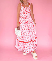 Karlie - Beach Linen Maxi Dress