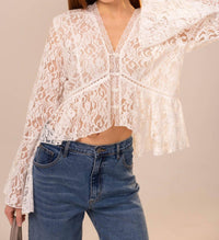 Blue B - Lumière Lace V-neck Blouse