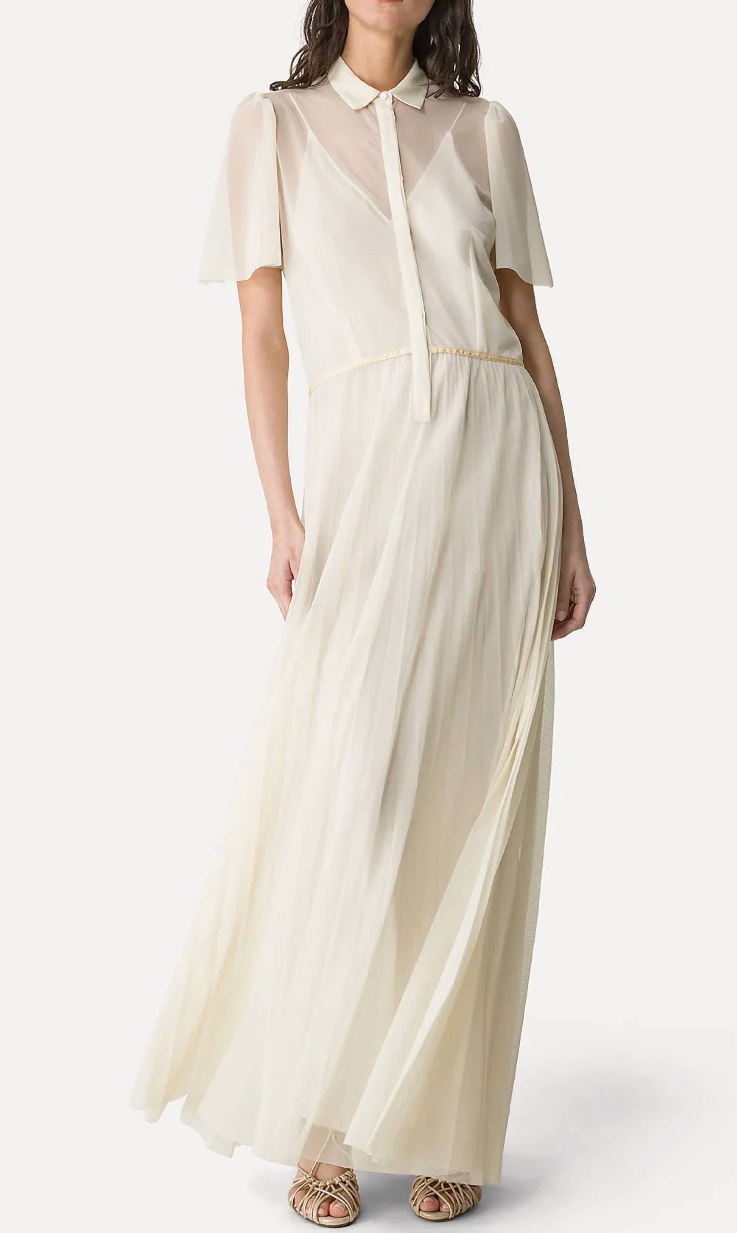 Forte Forte - Tulle Plisse Dress With Slip