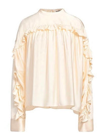 Jil Sander - Sustainable Fluid Viscose Ruffle Top