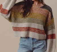 So Me - Peyton Striped Sweater