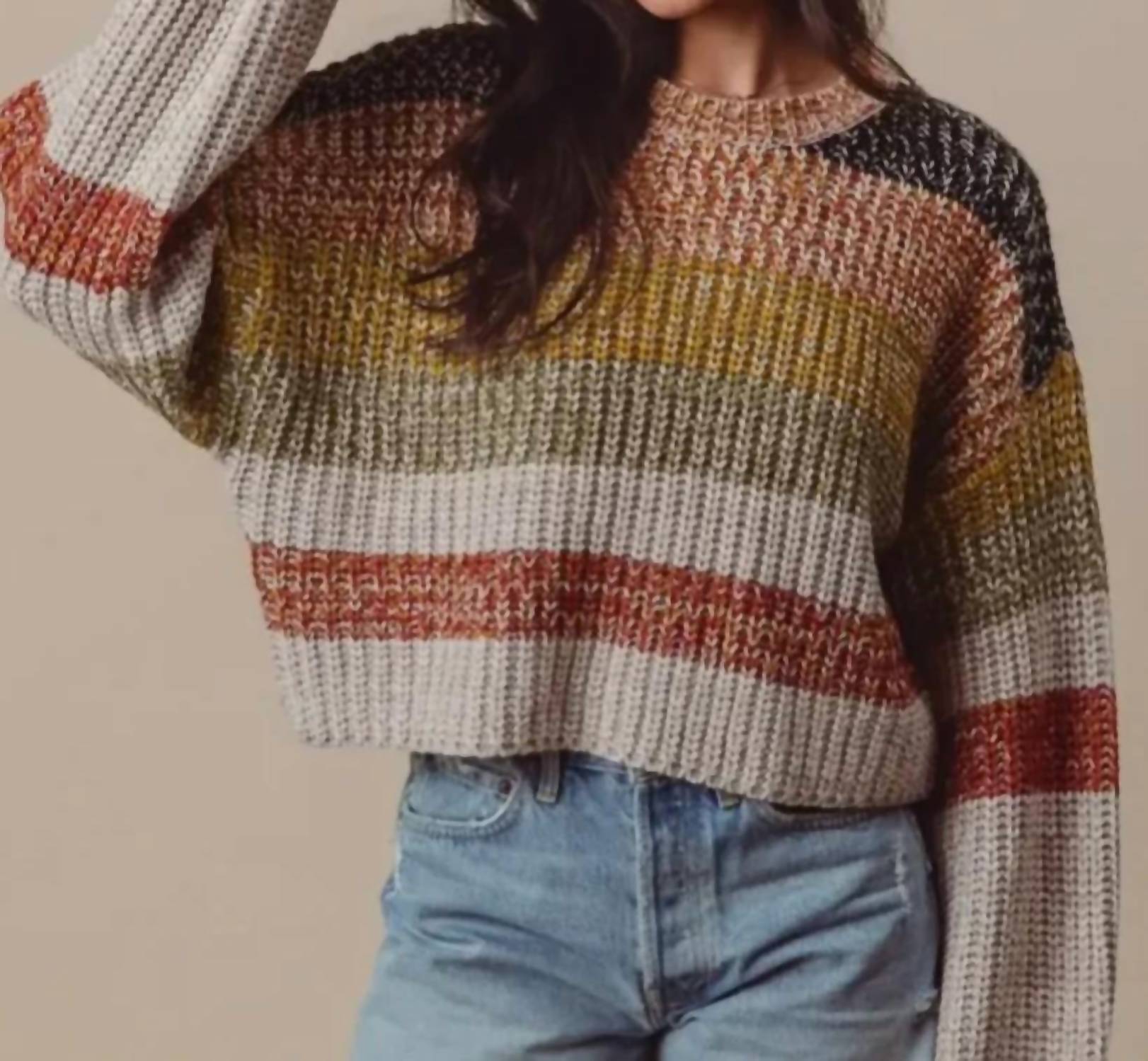 So Me - Peyton Striped Sweater