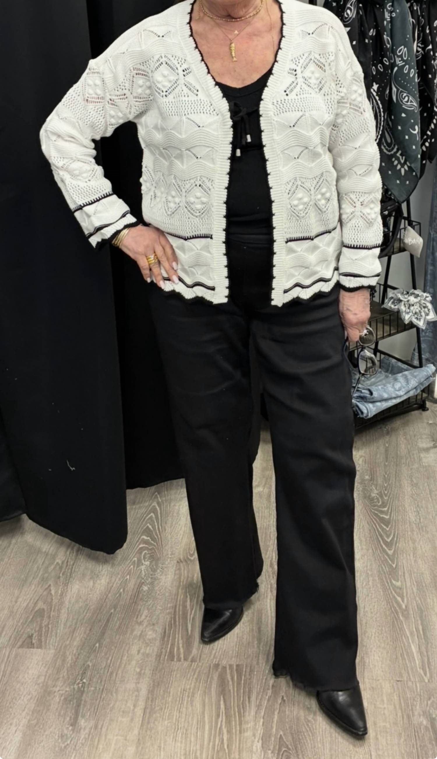 French Kyss - Crochet Cardigan