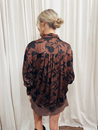 Elan - Printed Foliage Blouse