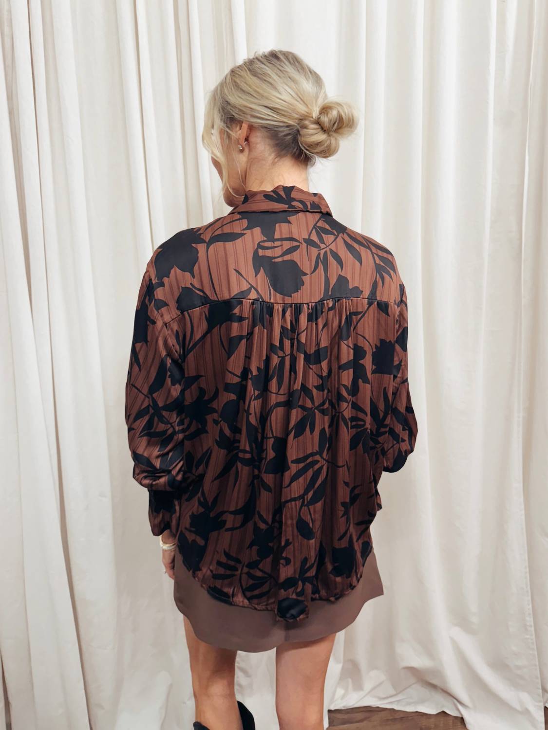 Elan - Printed Foliage Blouse