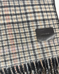 Vince - Women's Cashmere Herringbone Plaid Solid Scarf