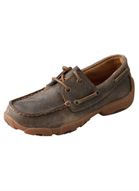 TWISTED X Boy's Youth Boat Shoe in bomber - kids' sneaker