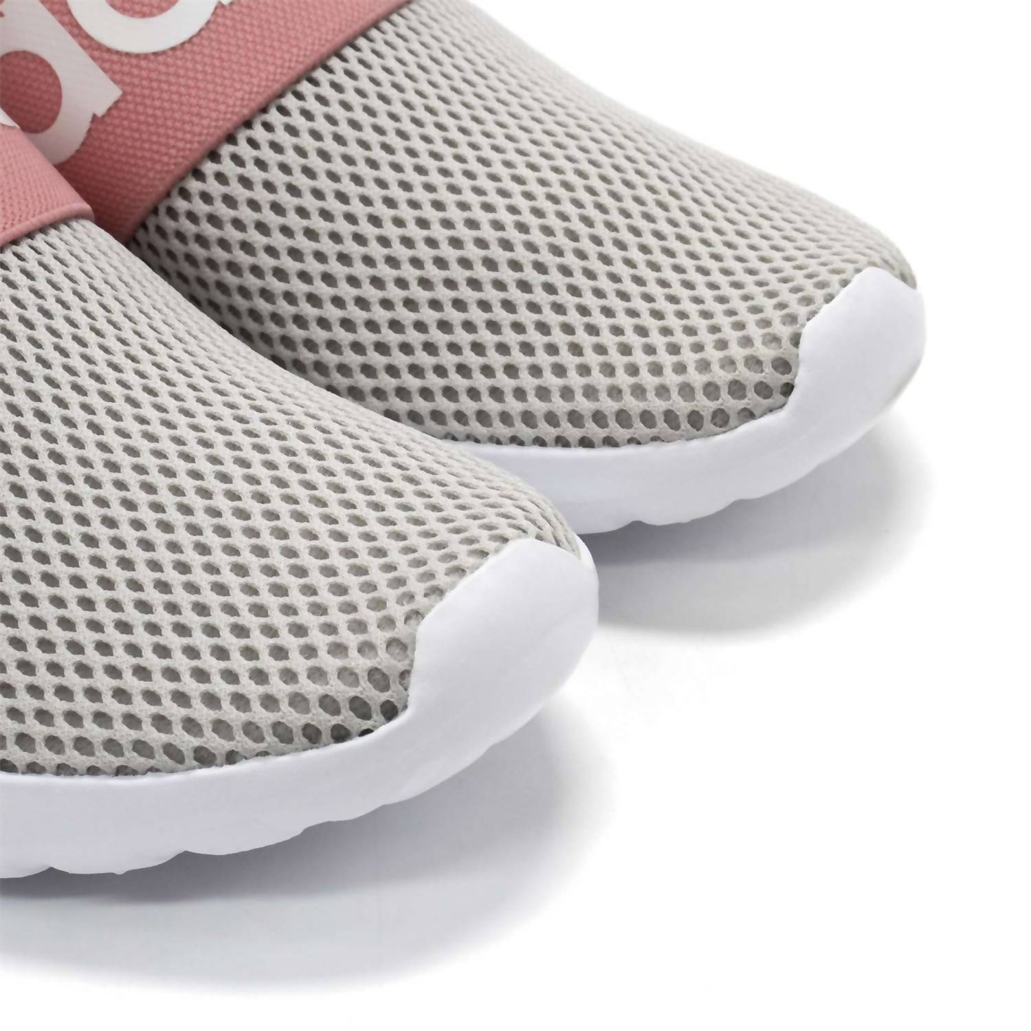 adidas Girl's Lite Racer Adapt 4.0 Running Shoes in grey - kids' sneaker - view 8