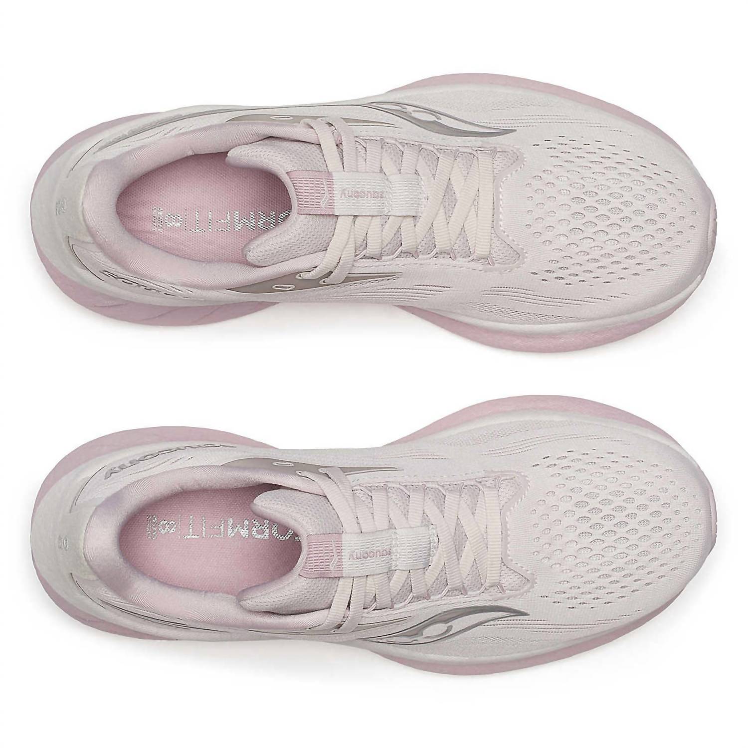 SAUCONY Women's Ride 18 Running Shoes in moon woodrose 2 - women's shoe - view 6