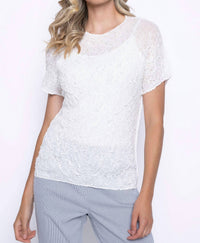 Picadilly - Sparkle Pleated Top