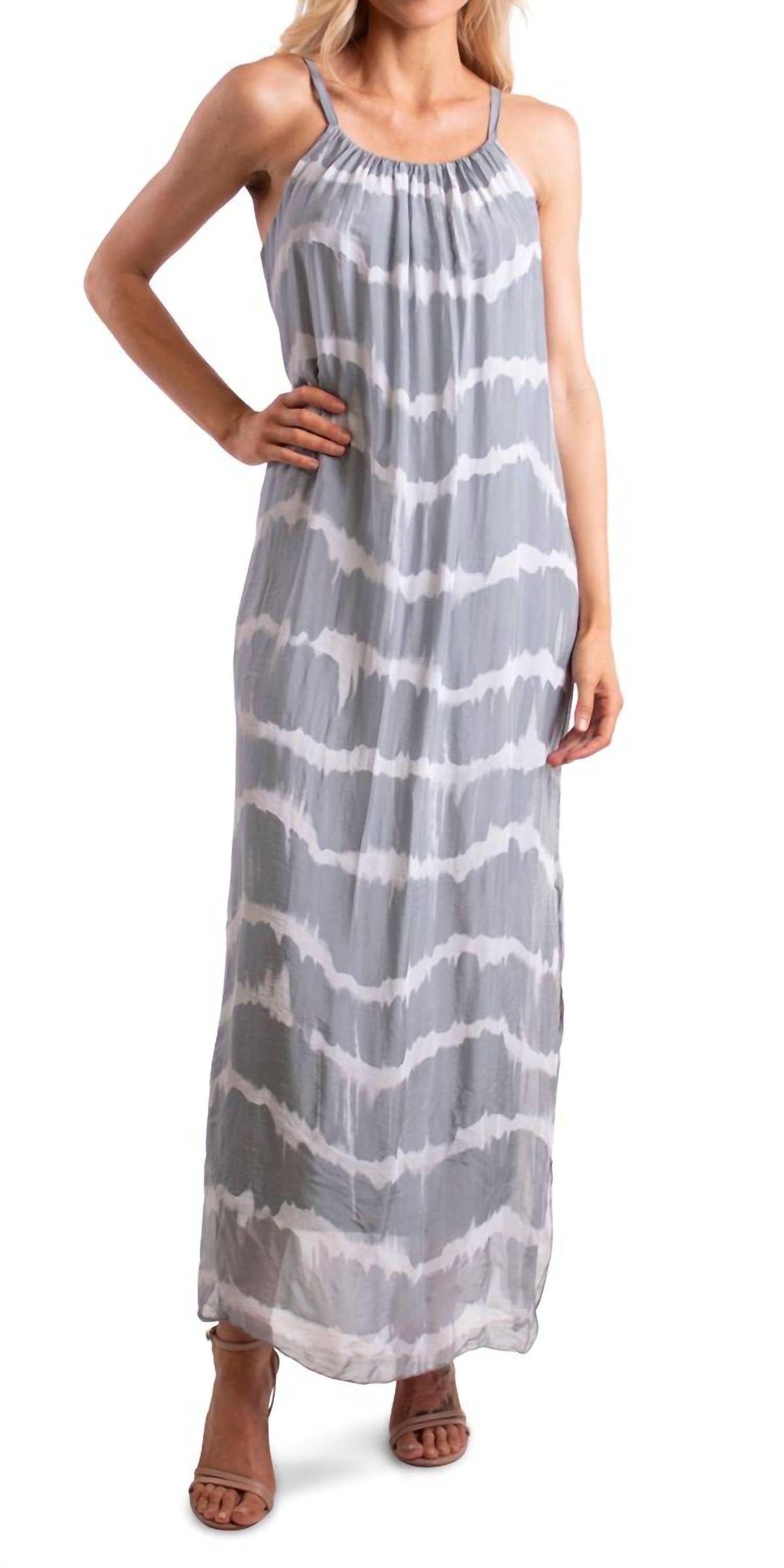 Gigi Moda - Venus Tie Dye Silk Midi Dress