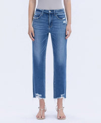 Lovervet - Straight Leg High Rise Jeans