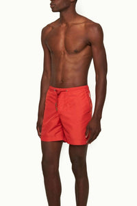 Orlebar Brown Bulldog Drawcord Shorts in firestone - men's shorts